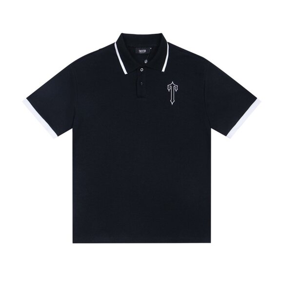 Trapstar Black Embroidered Polo - Picture 1 of 11